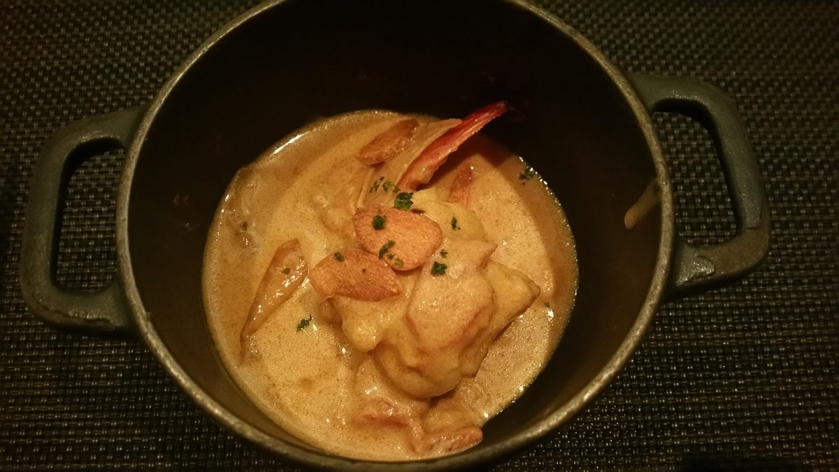 Sauteed garlic prawn